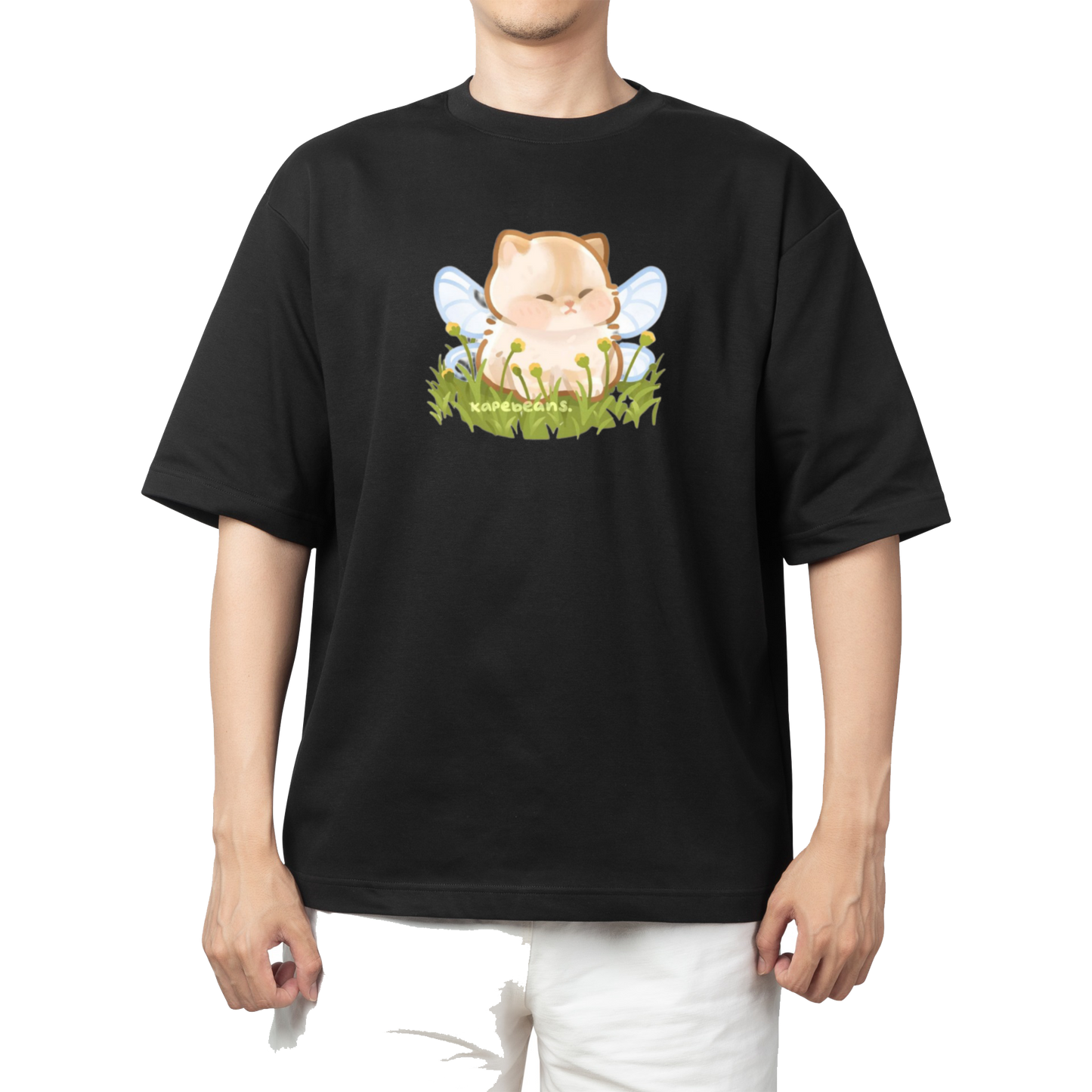 cat One Size t- shirt Black 45
