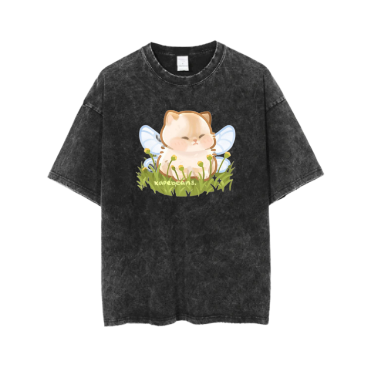 cat One Size t- shirt Washed 45