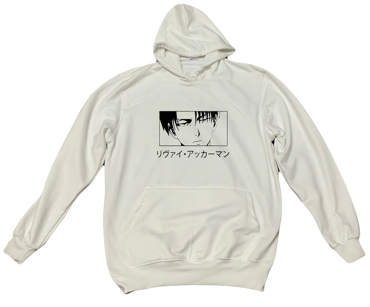 Anime Attack on titan shingeki no kyojin eren levi mikasa Aot White Oversize HOODIE 46