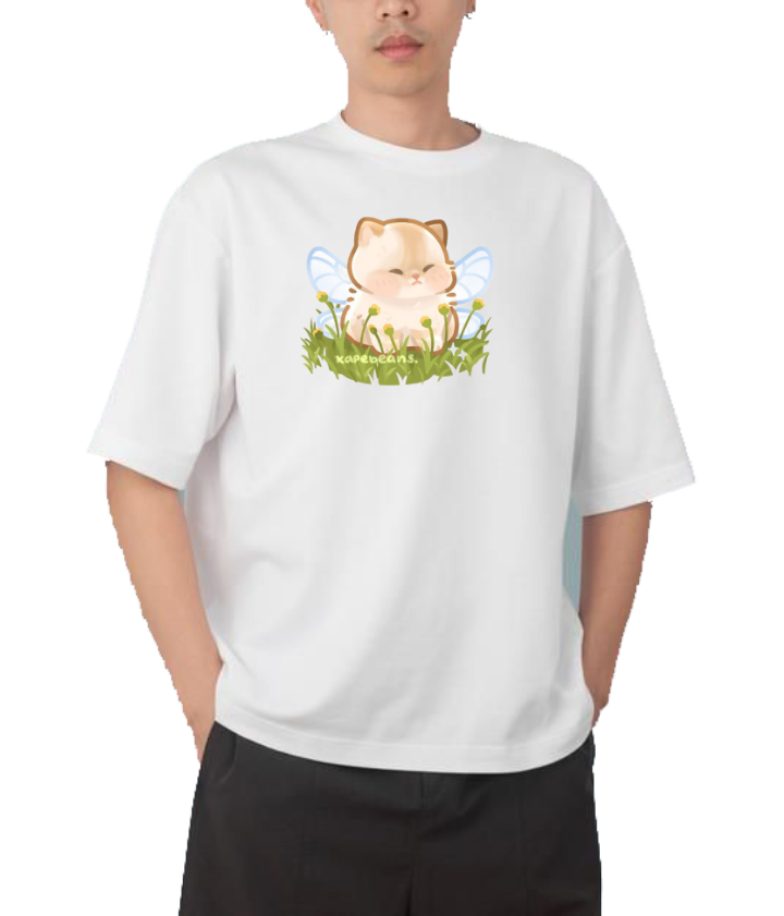 cat One Size t- shirt White 45