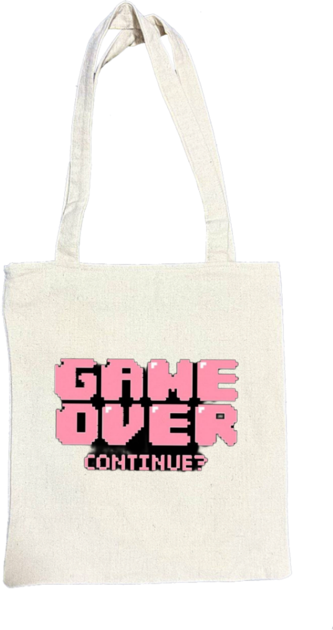 GAME DVER tote bag beige 135