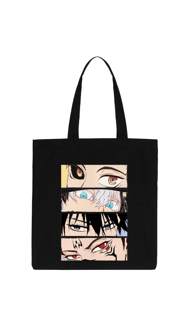 jujutsu kaisen GOJO tote bag Black 45