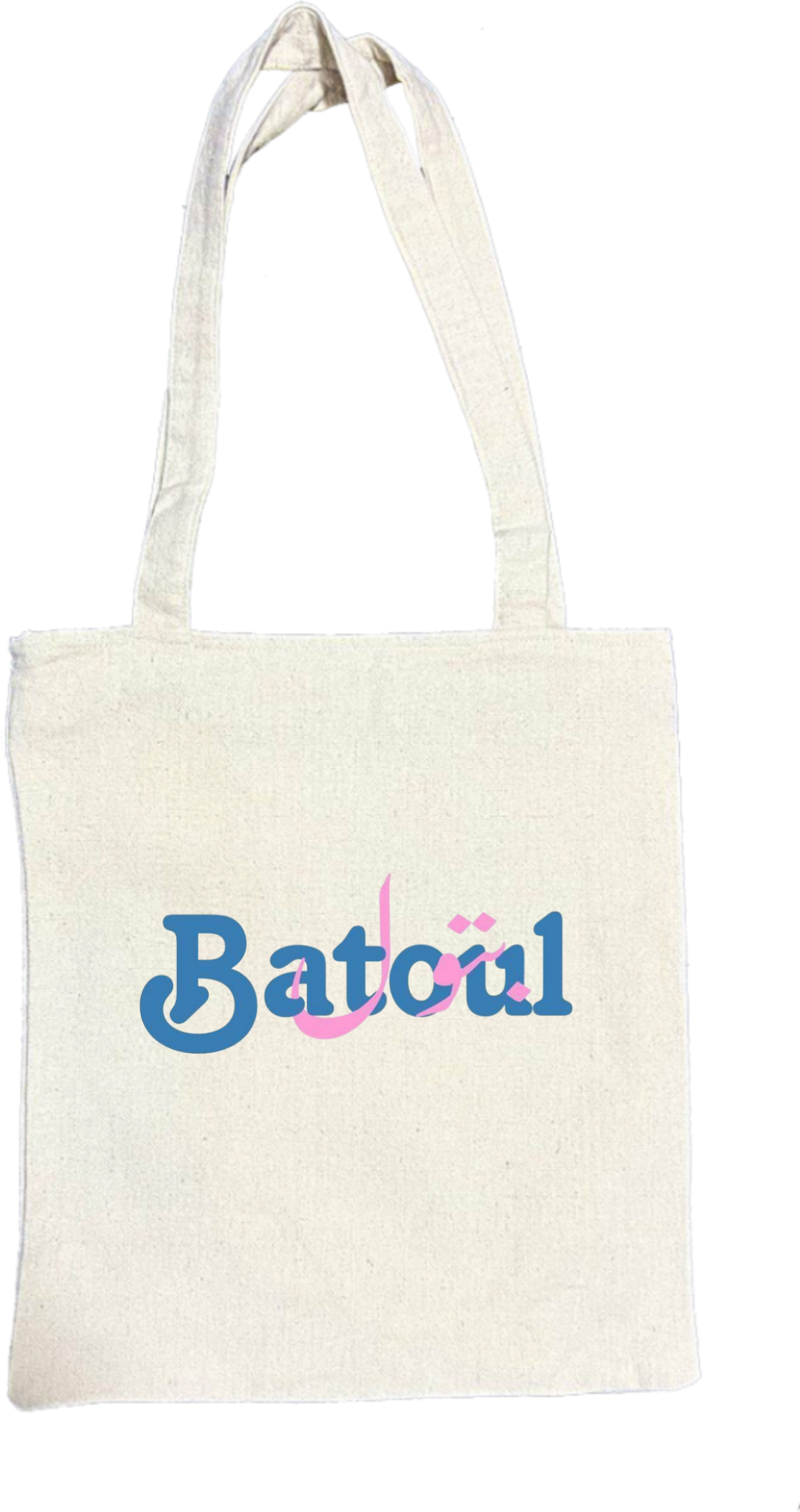 names tote bag beige Batcul 45