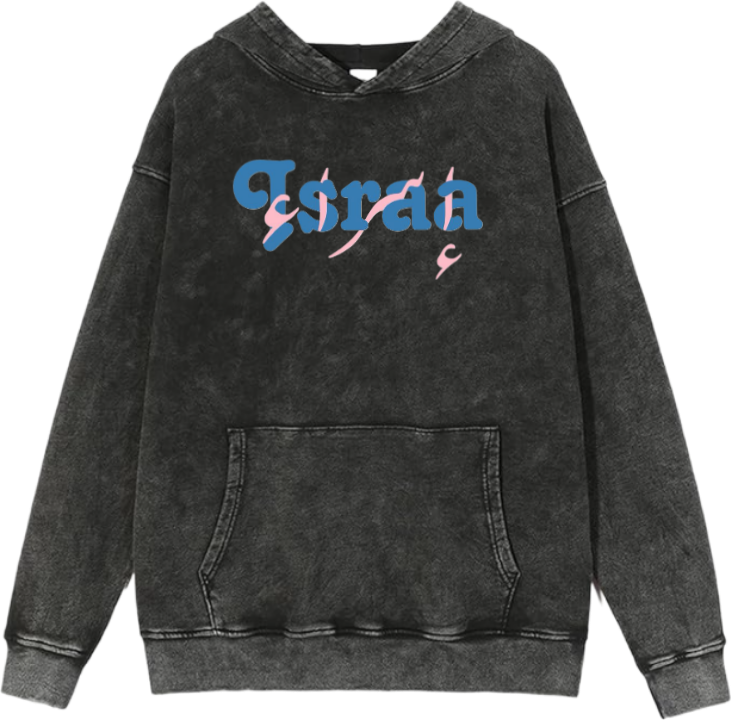names One Size hoodie Washed Israa 45