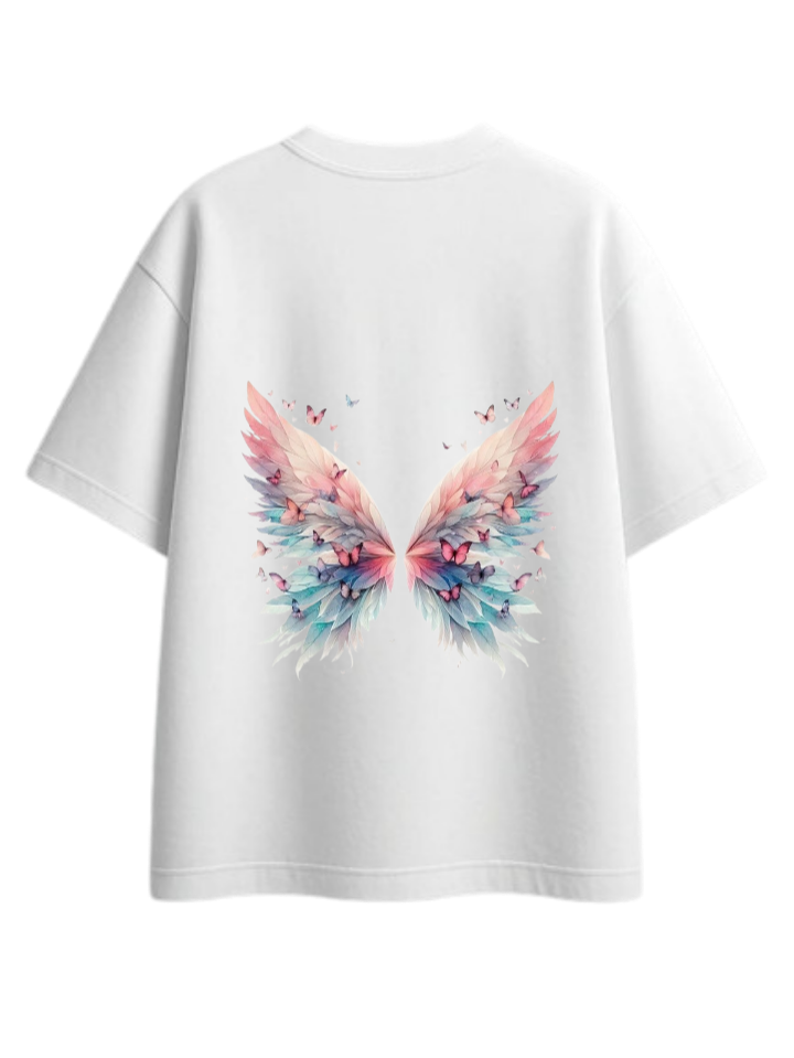 butterflies t- shirt White Back 44