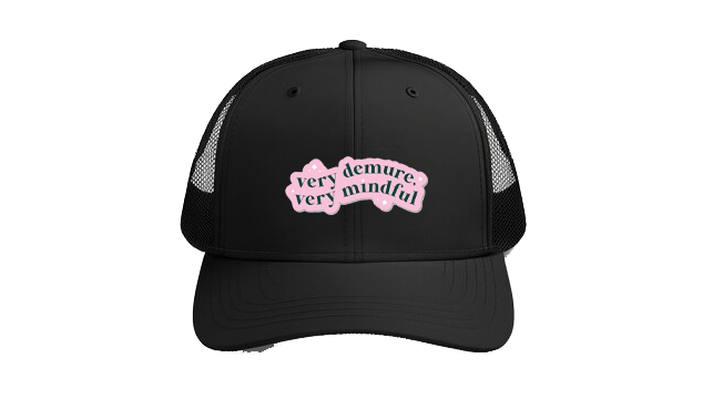 Baseball cap Black Very demure, very mindful 46
