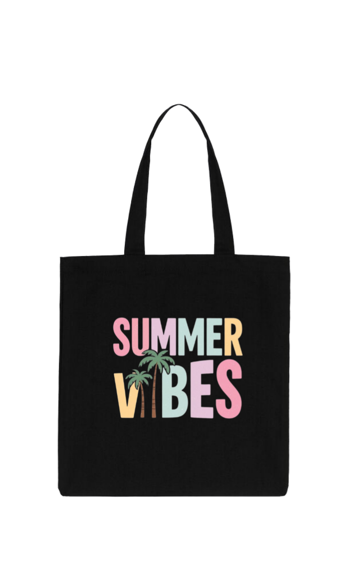 Summer Vibes tote bag Black 46