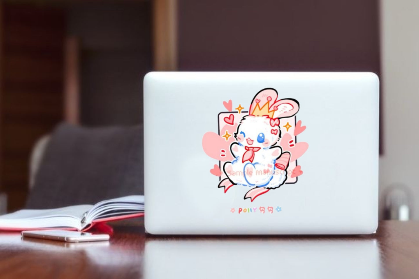 bunny Laptop Sticker 46