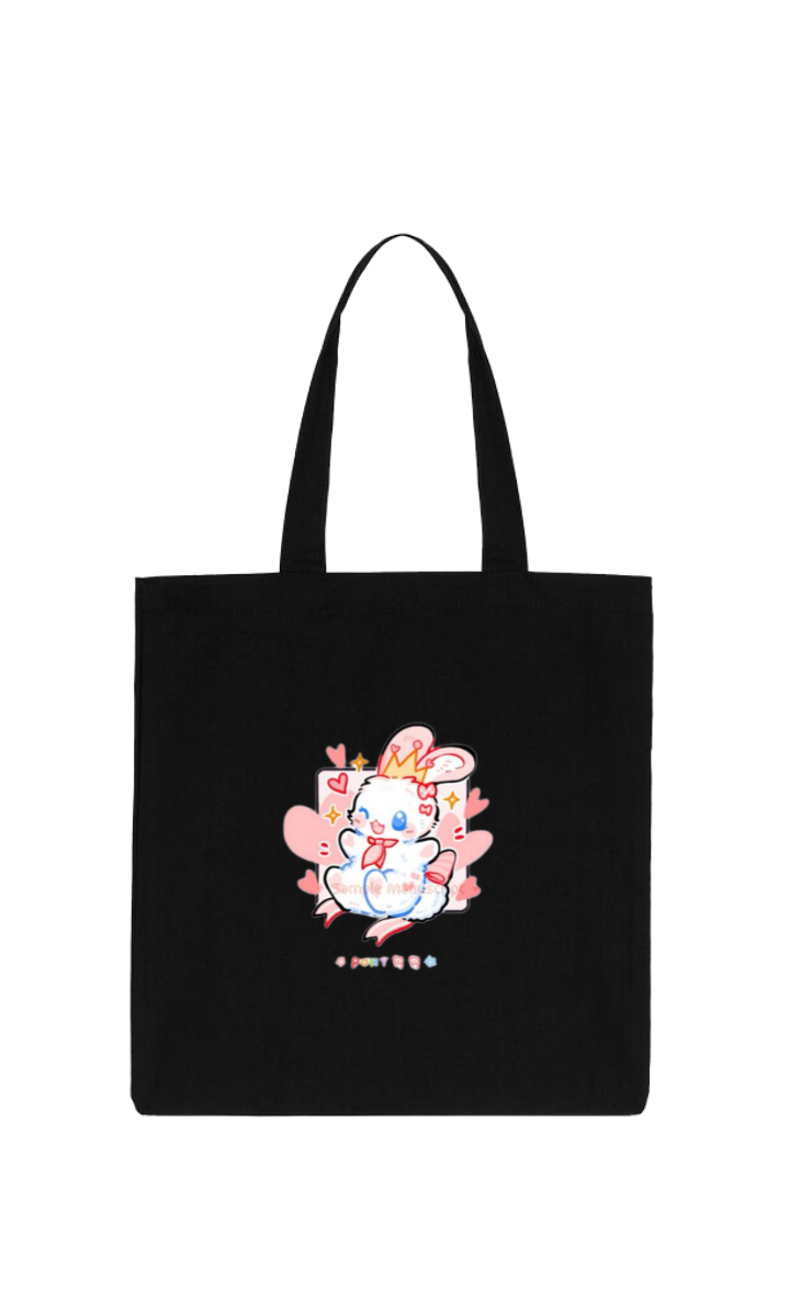 bunny tote bag White 46