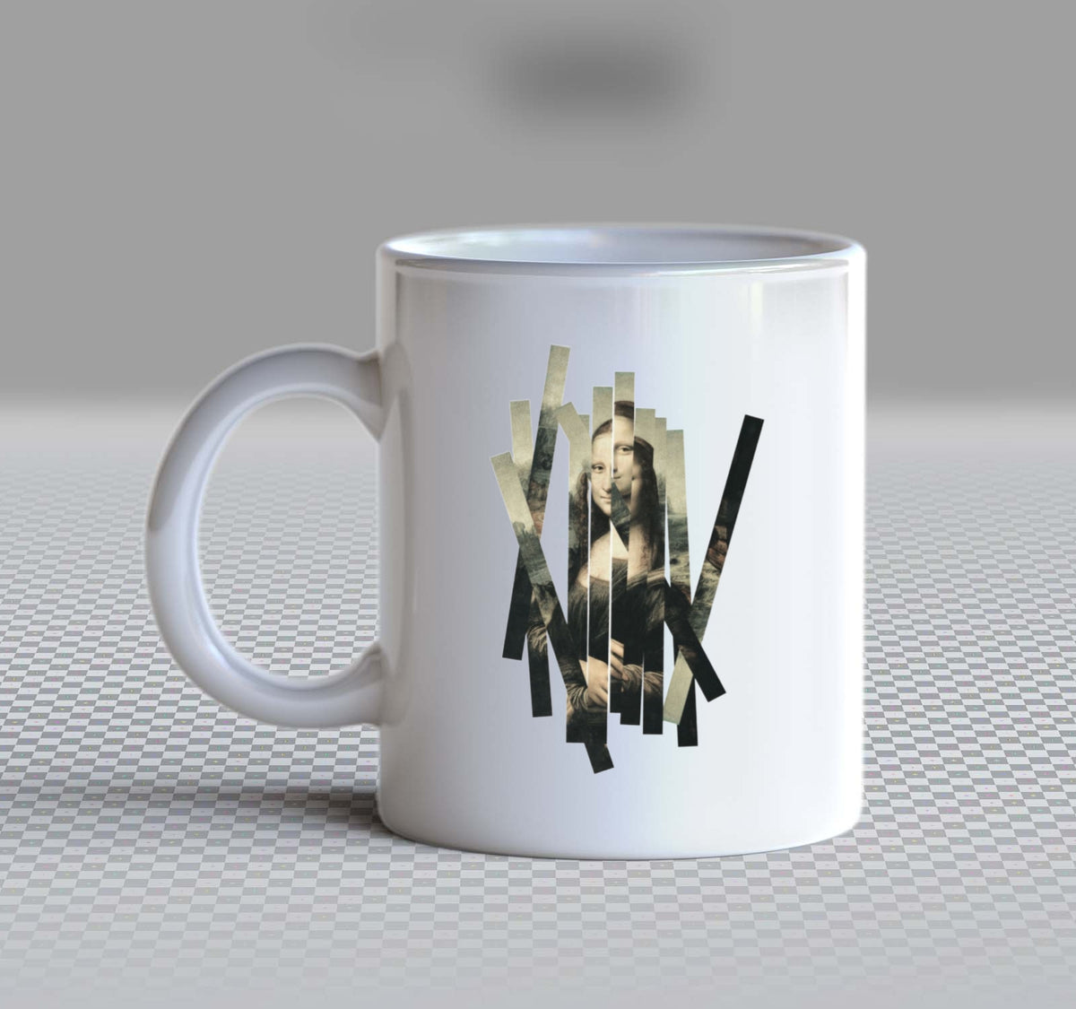 Mona Lisa Mug White 123