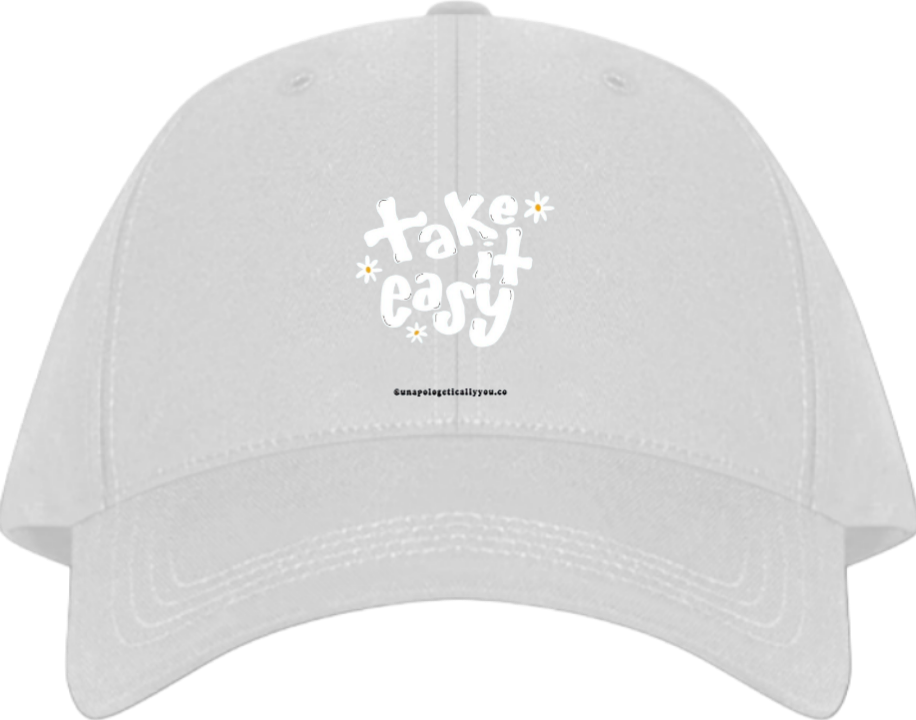 Baseball cap White take it easy 43
