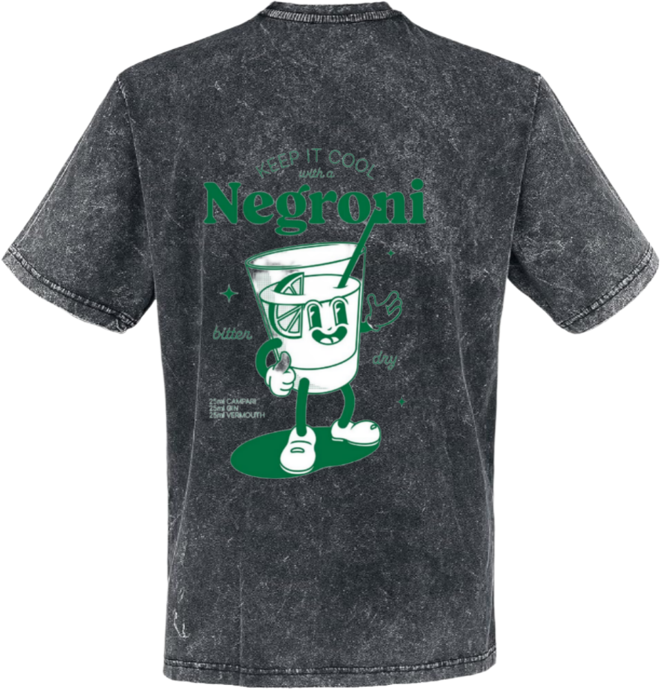 Negroni t- shirt One Size Washed Back 47