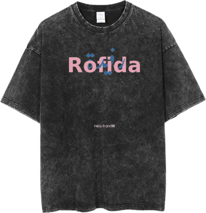 names t- shirt One Size Washed Nadine 47