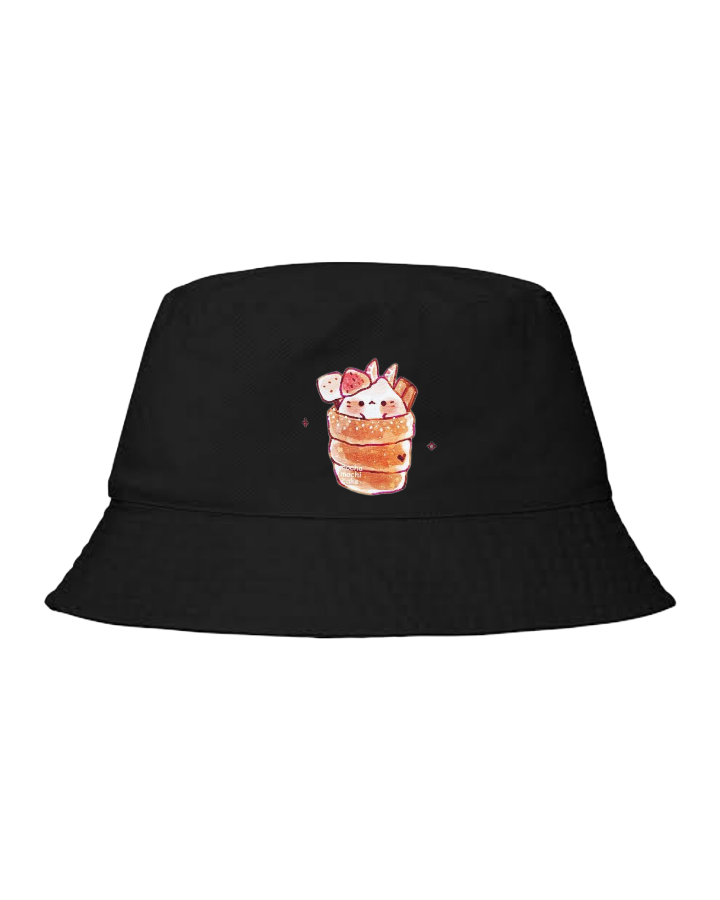 bunny Bucket hat Fishman hat cap Black 48