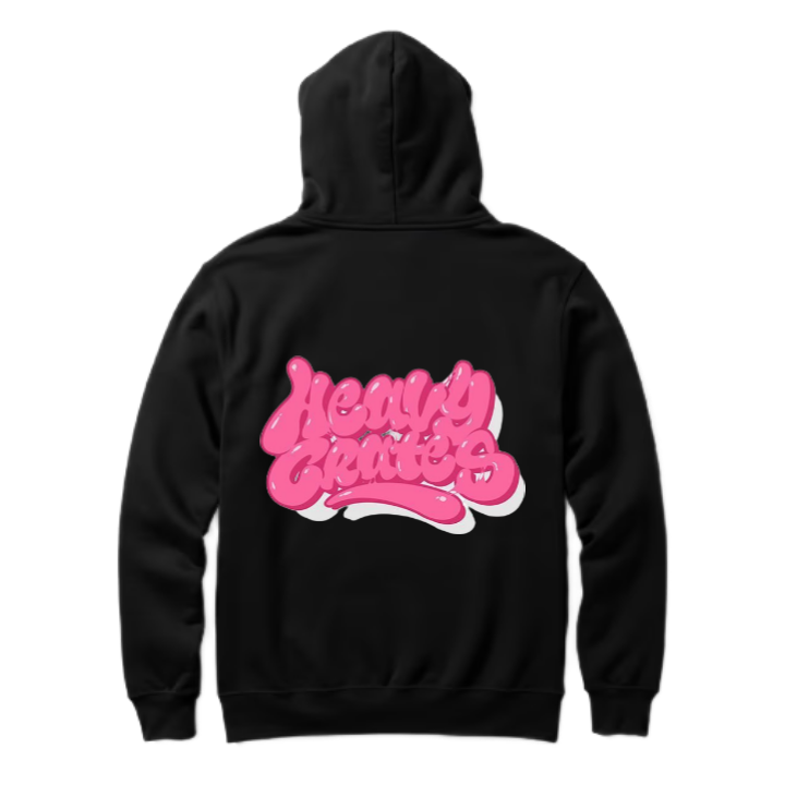 Heavy Crates One Size hoodie Black Back 48