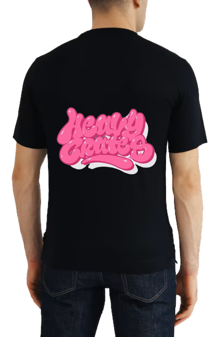 Heavy Crates t- shirt One Size Black back 48