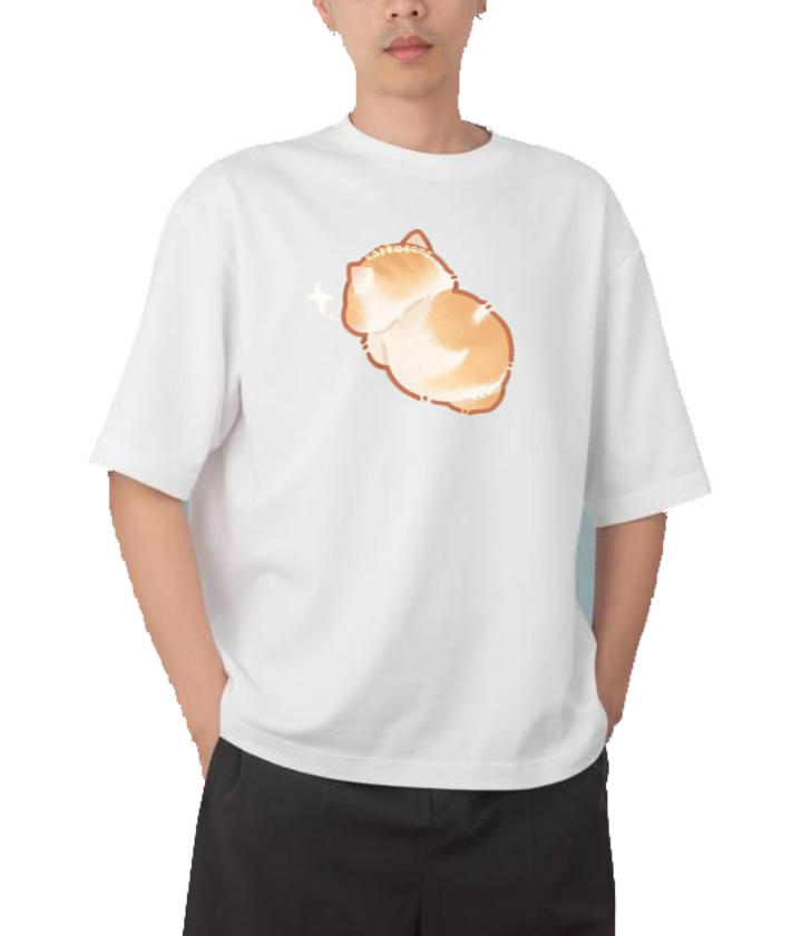 cat One Size t- shirt White 48