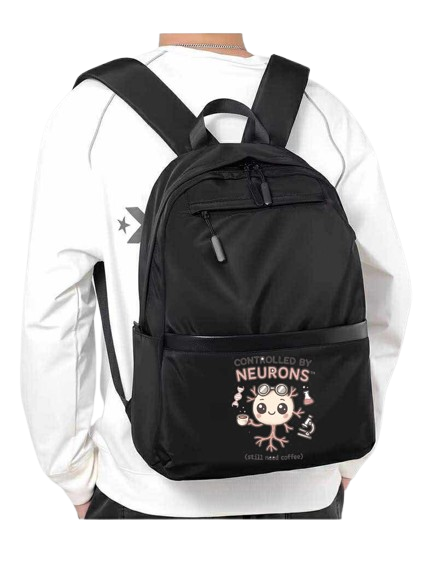 CONTROLLED BY NEURONS School Back bag bag 48