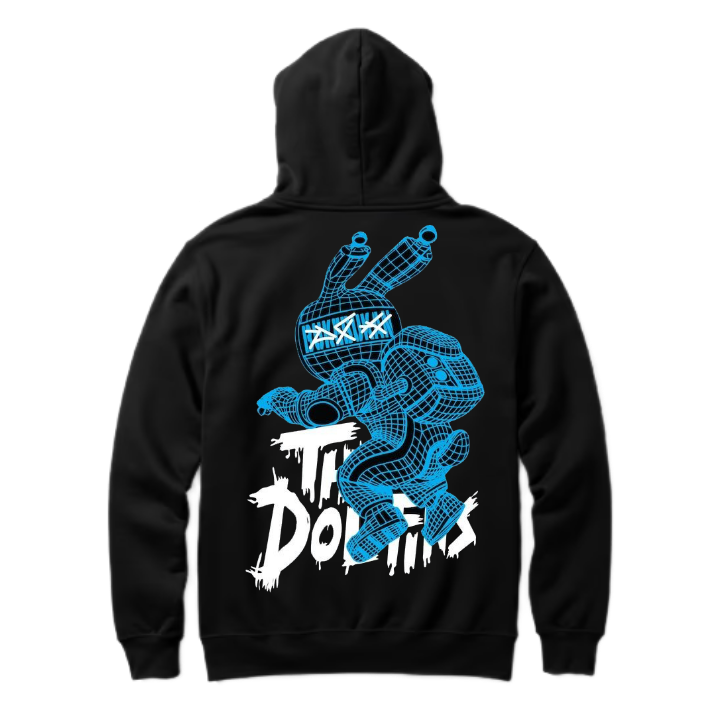 THE DOLLYS Back text oversize hoodie back 48