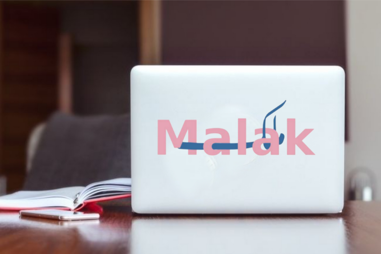 names Laptop Sticker Malak 49