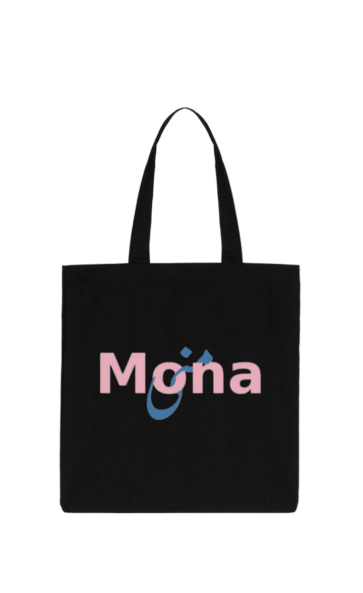 names tote bag Black Mona 49