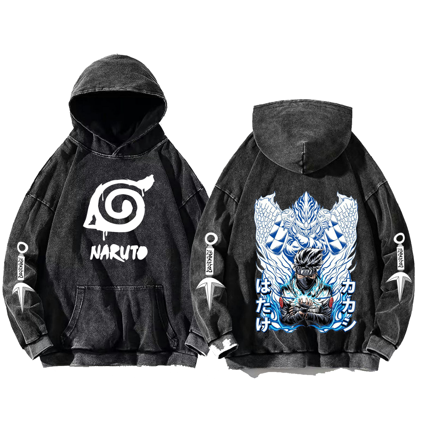 Naruto Shippuden One Size hoodie Washed Back 49