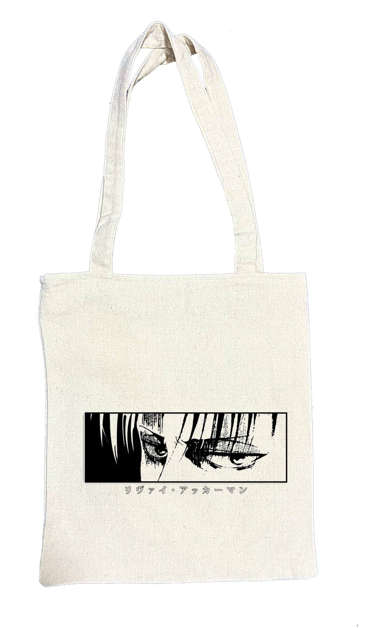 Anime Attack on titan shingeki no kyojin Aot biege tote bag 48