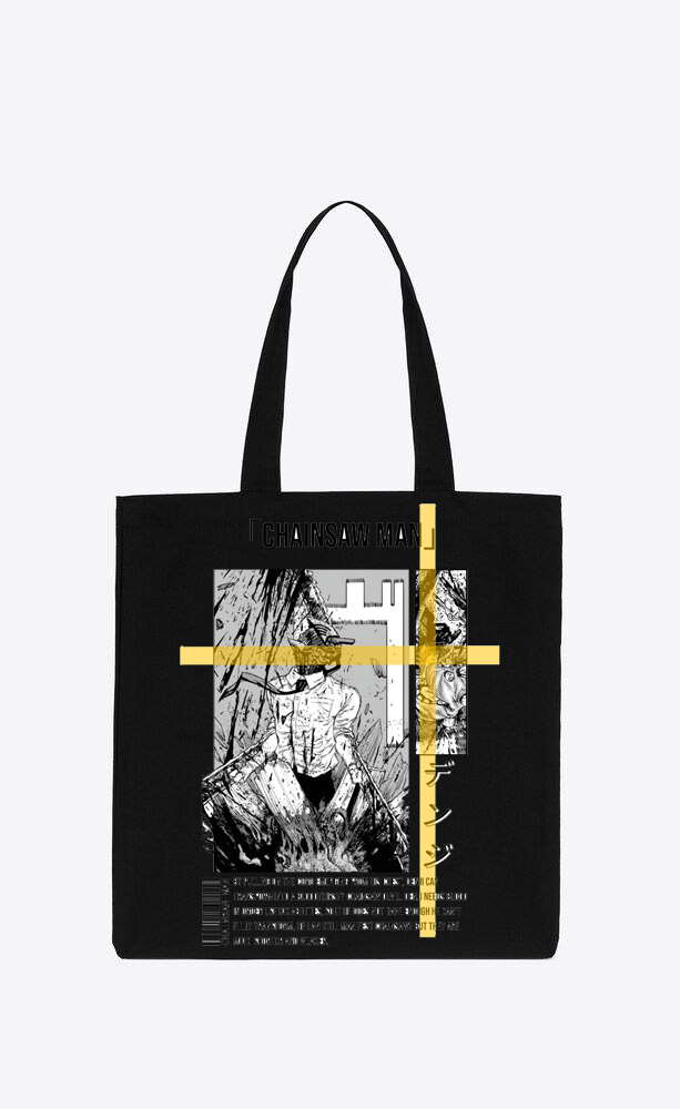 Chainsaw Man tote bag Black 49