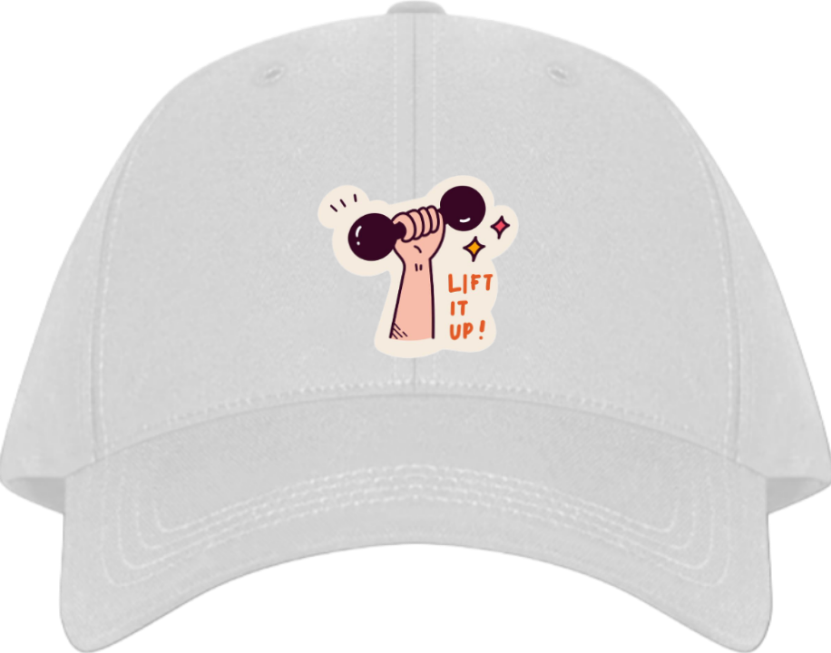 workout gym pilates Baseball cap White 4