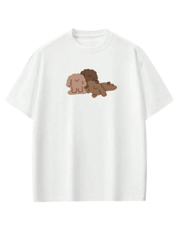 bear t- shirt White 4