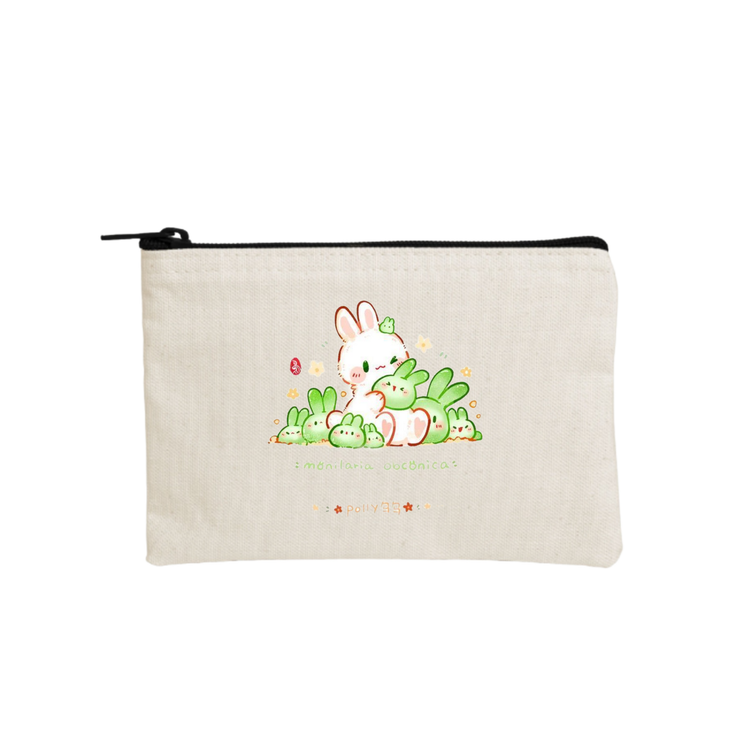 bunny wallet pencil case Beige 4