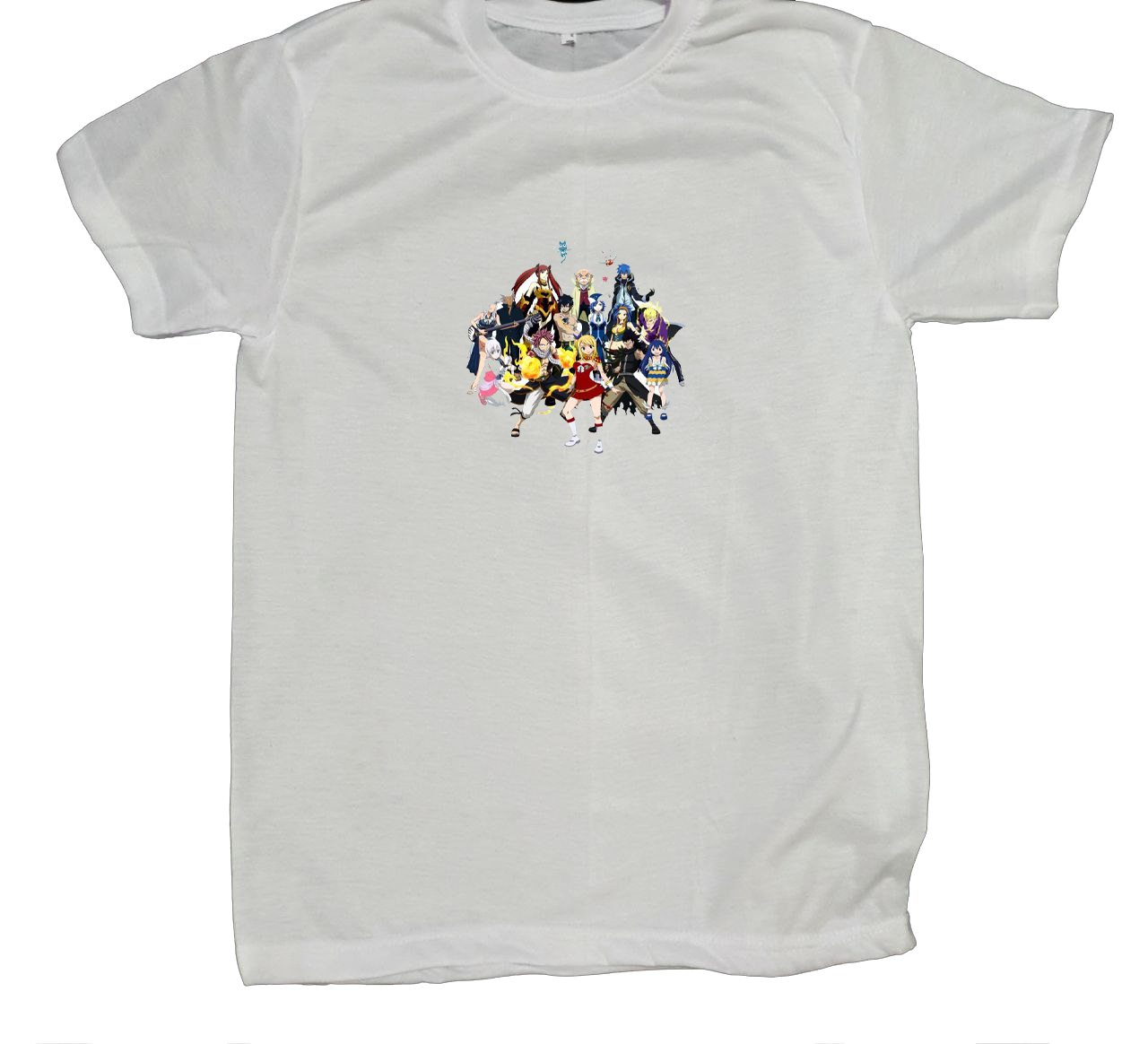 fairy tail t- shirt fat White 4