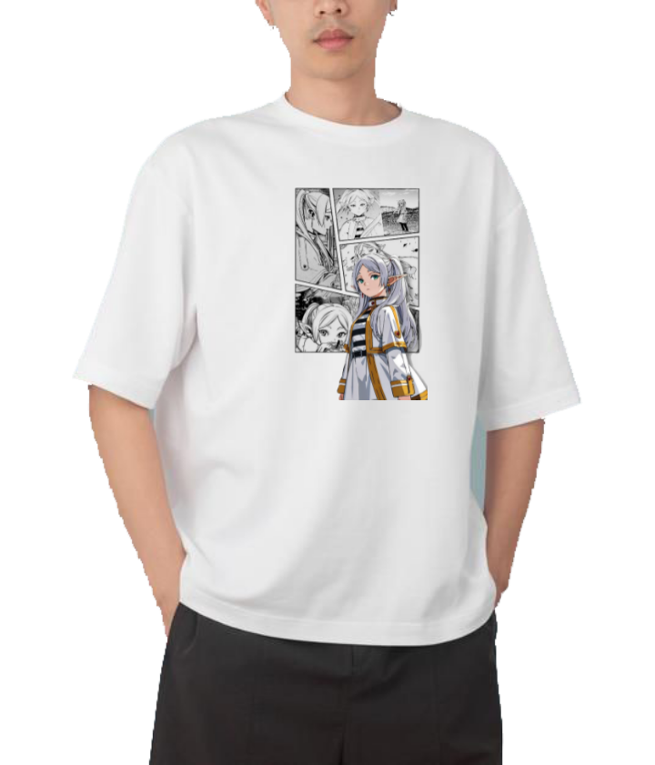Frieren Beyond Journey's End t- shirt One Size White 4