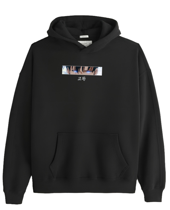 Solo Leveling One Size hoodie Black 4