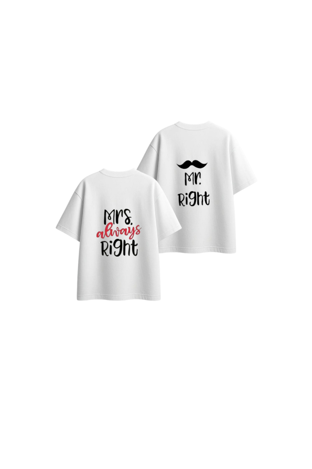 VaIentine coupIe t- shirt White Cables Back 4