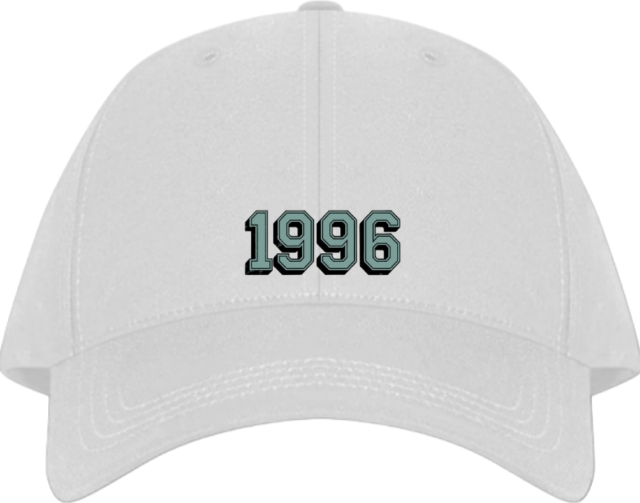 age Baseball cap White 1996