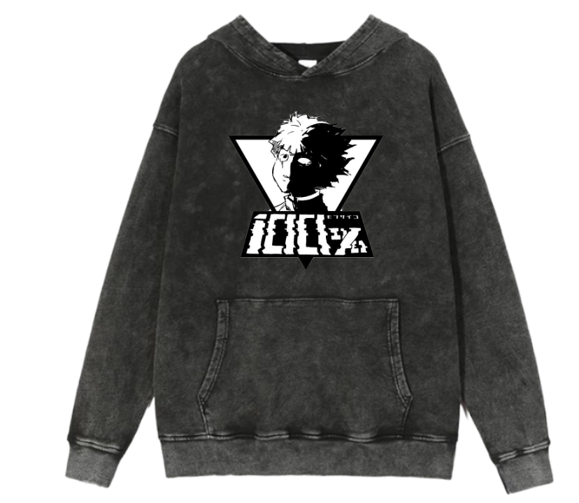 Mob Psycho 100 One Size hoodie Washed 4