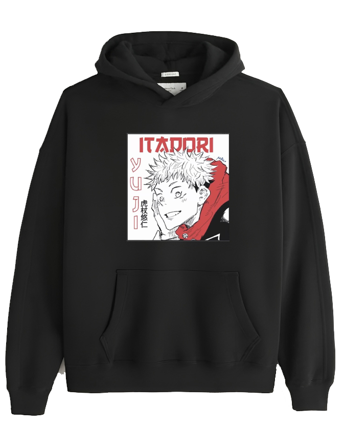 jujutsu kaisen GOJO Oversize Hoodie Black 4