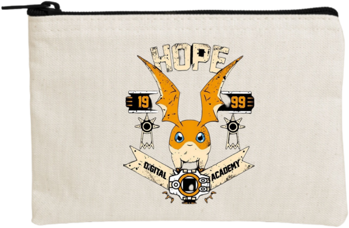 Digimon Adventure wallet pencil case Beige 4