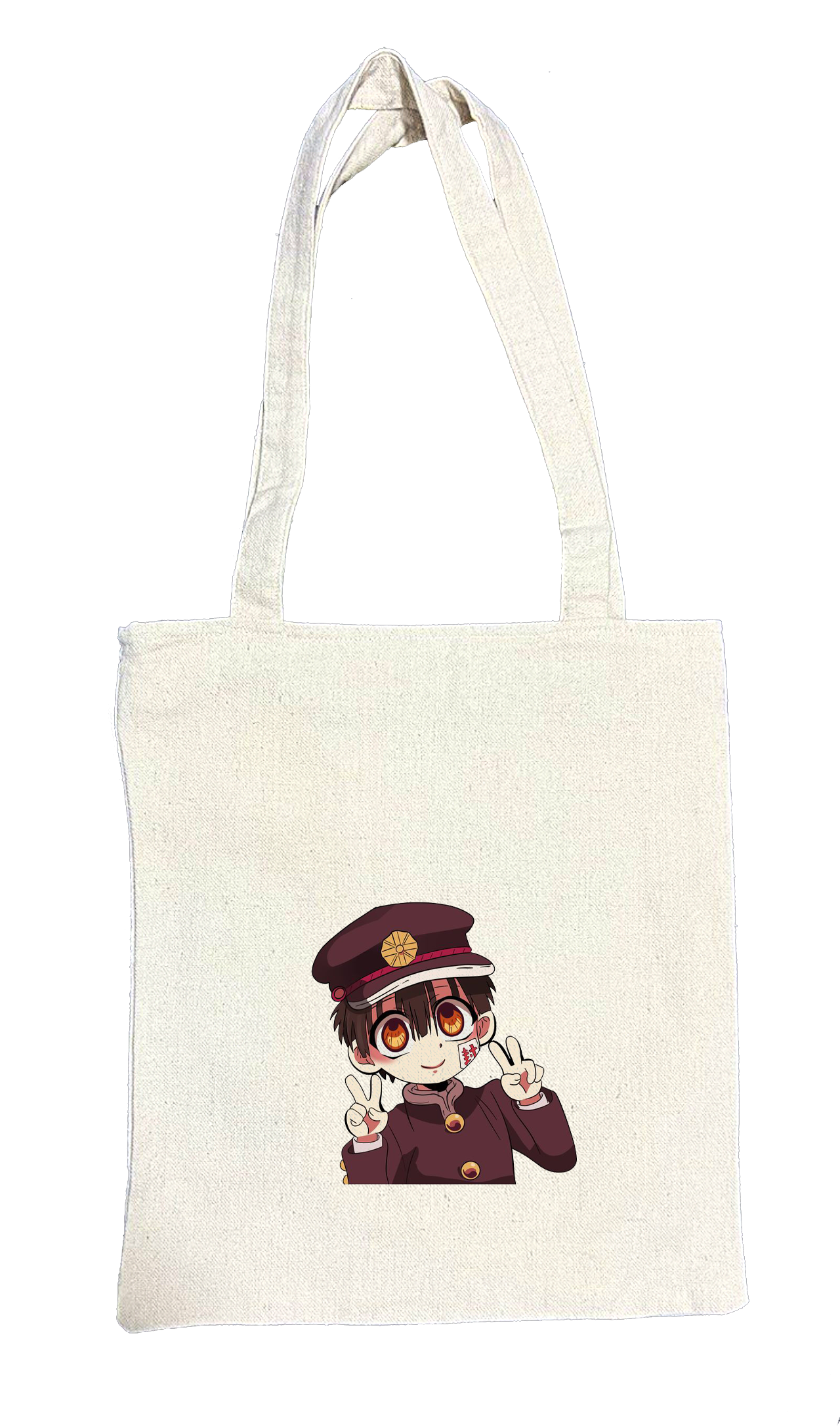 Hanako-kun tote bag beige 4