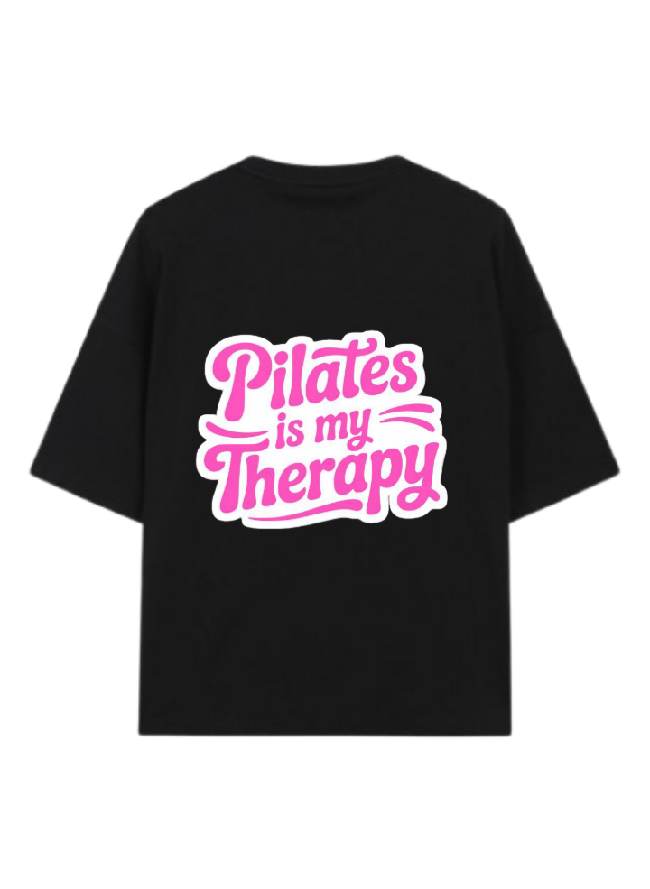 workout gym pilates One Size t- shirt Black Back 4
