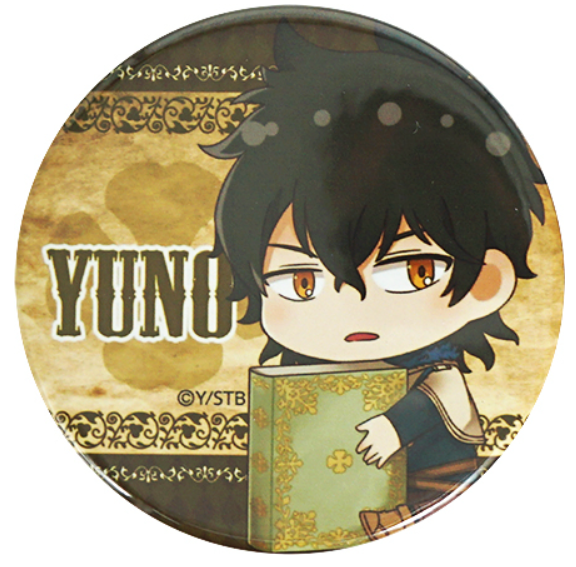 Black clover brooch 4