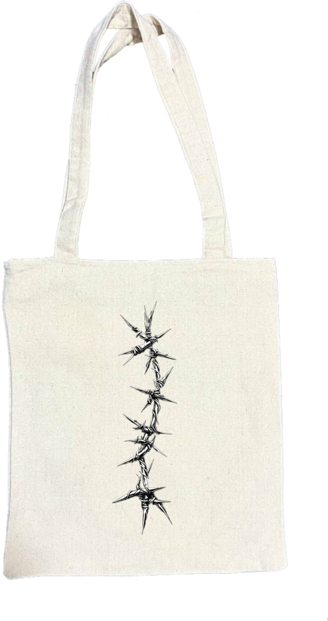 Goth tote bag Beige 4