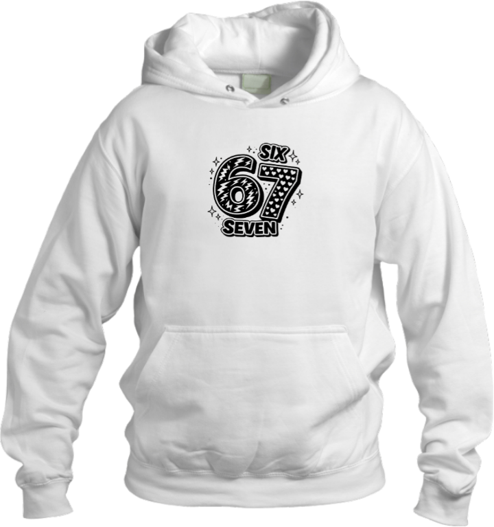 designs 67 Oversize Hoodie White 4