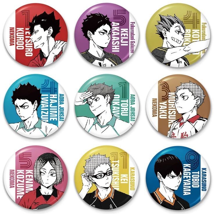 !!Haikyuu brooch 7