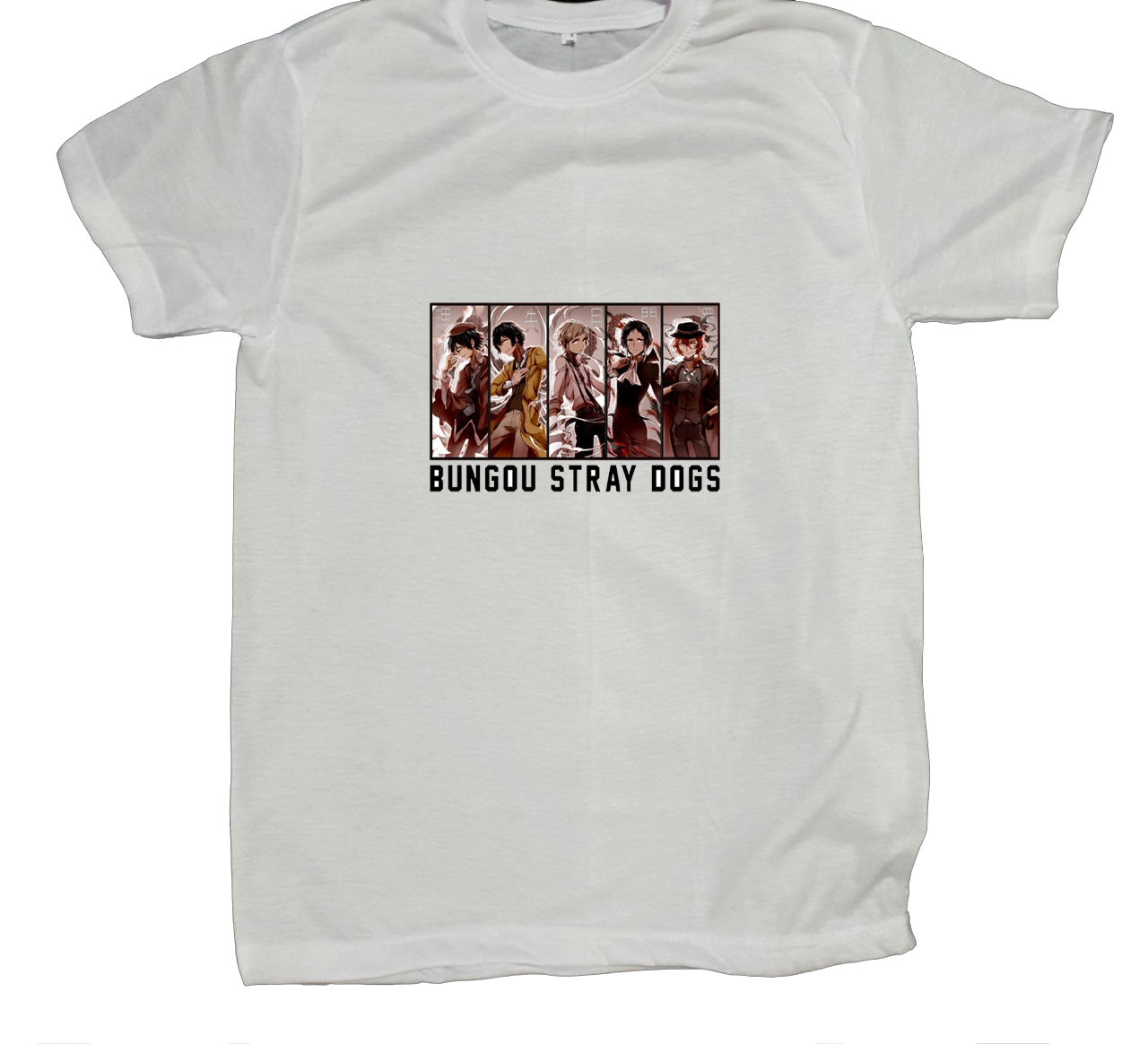 Bungo Stray Dogs t- shirt fat White 4