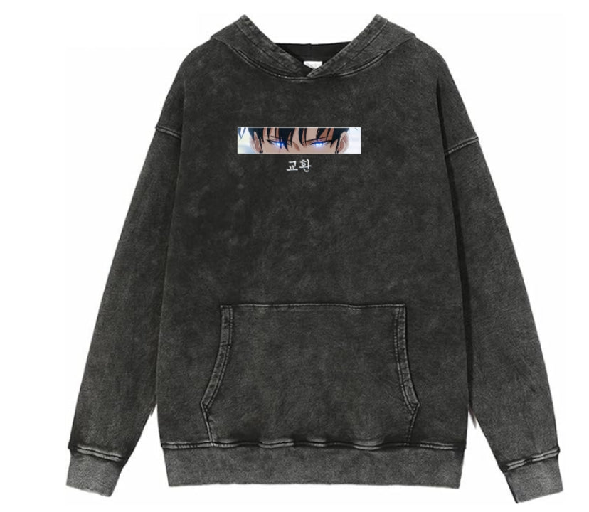 Solo Leveling One Size hoodie Washed 4