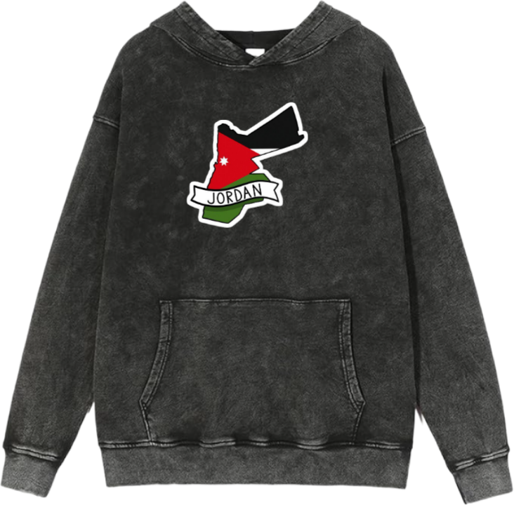 Jordan Oversize Hoodie Washed gray 4