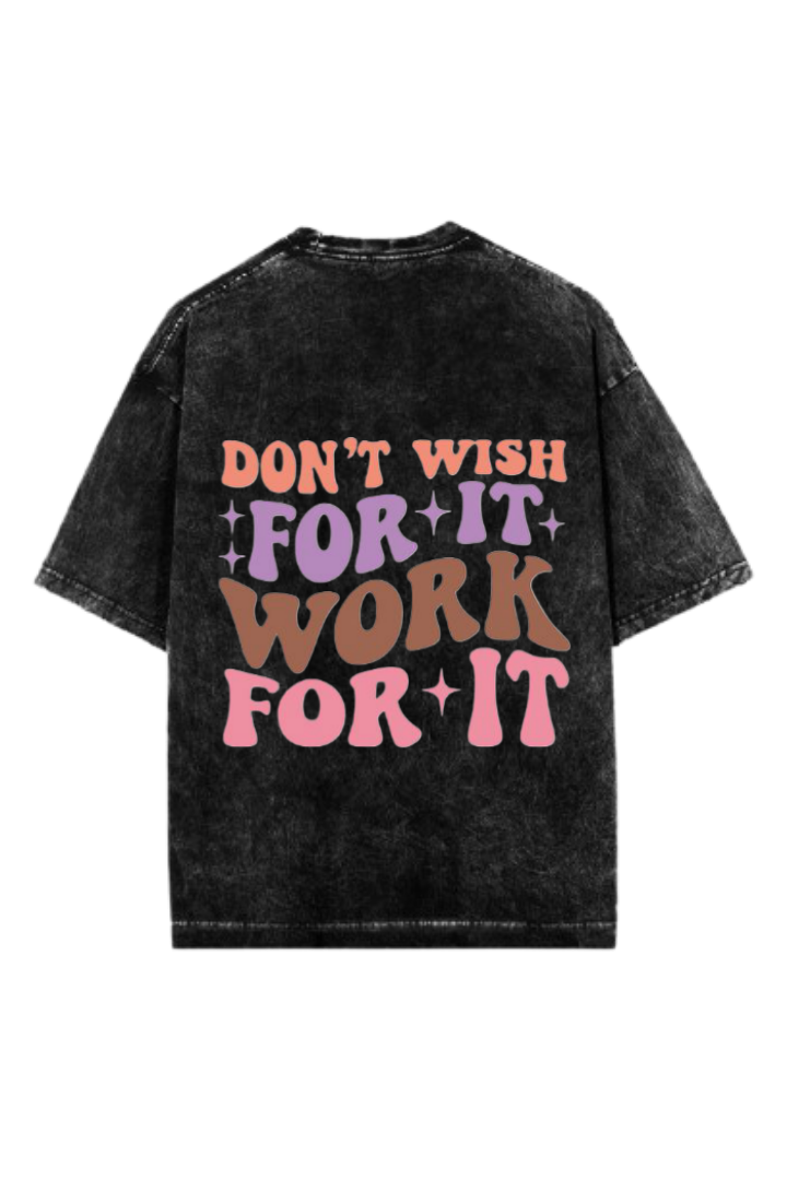 workout gym pilates One Size t- shirt Washed Back 4