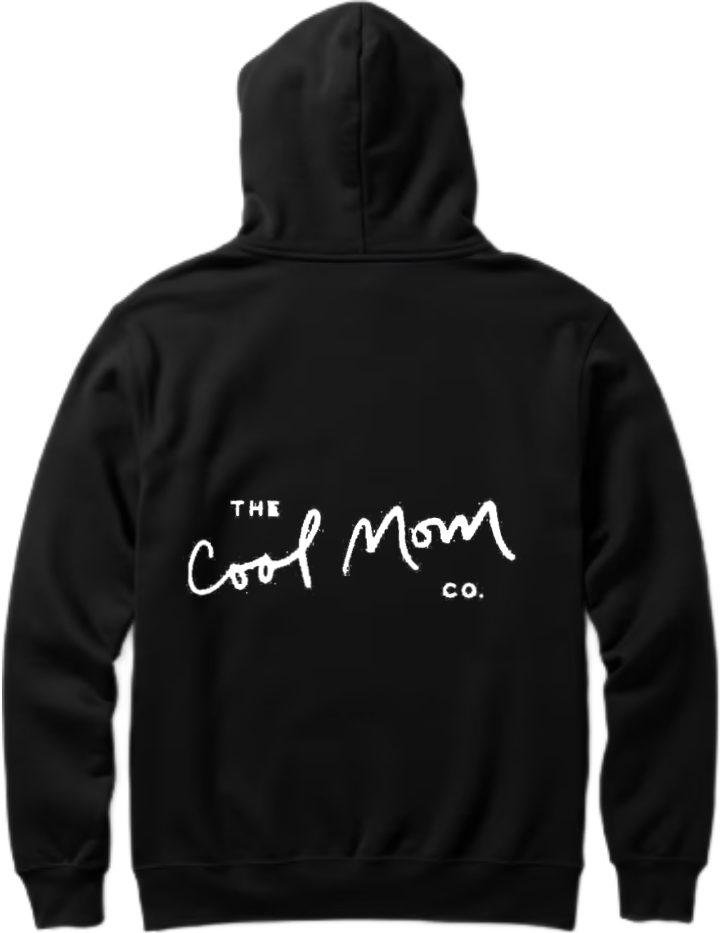 Mom dad parents Oversize Hoodie Black Back 4